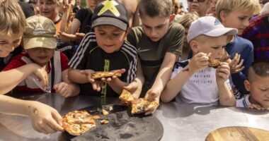 'I travelled to Ukraine to meet the UK charity using pizza to fight Putin'