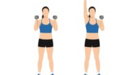 single-arm overhead dumbbell press