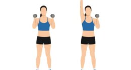 single-arm overhead dumbbell press