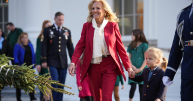 Jill Biden's Latest Controversial Outfit Sets Fire To Kamala Harris Feud Rumors