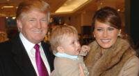 Trump & Melania Give Nervous Response To More Kids In Rowdy Video Of Young Barron