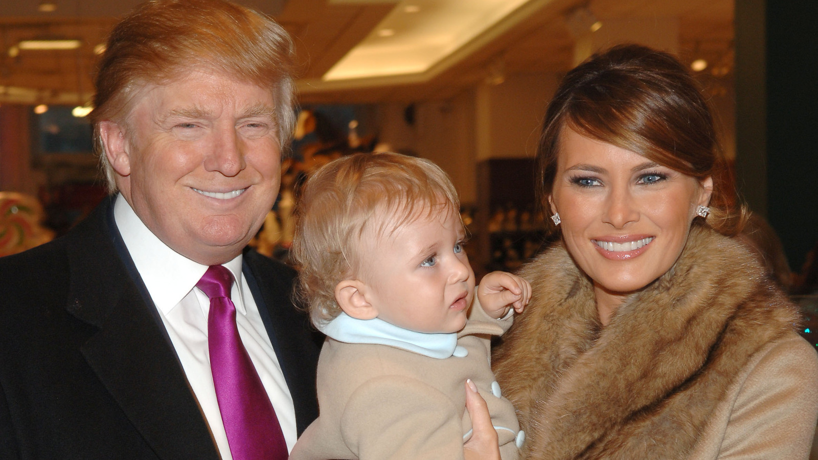 Trump & Melania Give Nervous Response To More Kids In Rowdy Video Of Young Barron