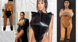 Bianca Censori’s most shocking looks of 2024 as Kanye West’s ex Kim Kardashian is accused of ‘copying her’