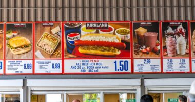 Costco food court menu