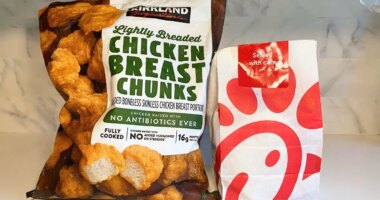 Kirkland Chick-fil-A nuggets bags