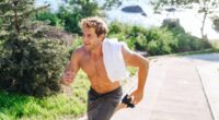 man running outdoors, concept of daily workout to improve endurance