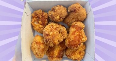 box of Taco Bell Crispy Chicken Nuggets