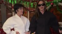 Kourtney Kardashian mocked by sister Khloe and mum Kris Jenner as they suffer wardrobe mishap at festive event