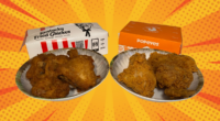 Popeyes vs KFC fried chicken