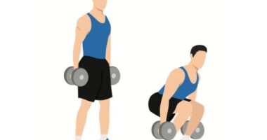 dumbbell squat