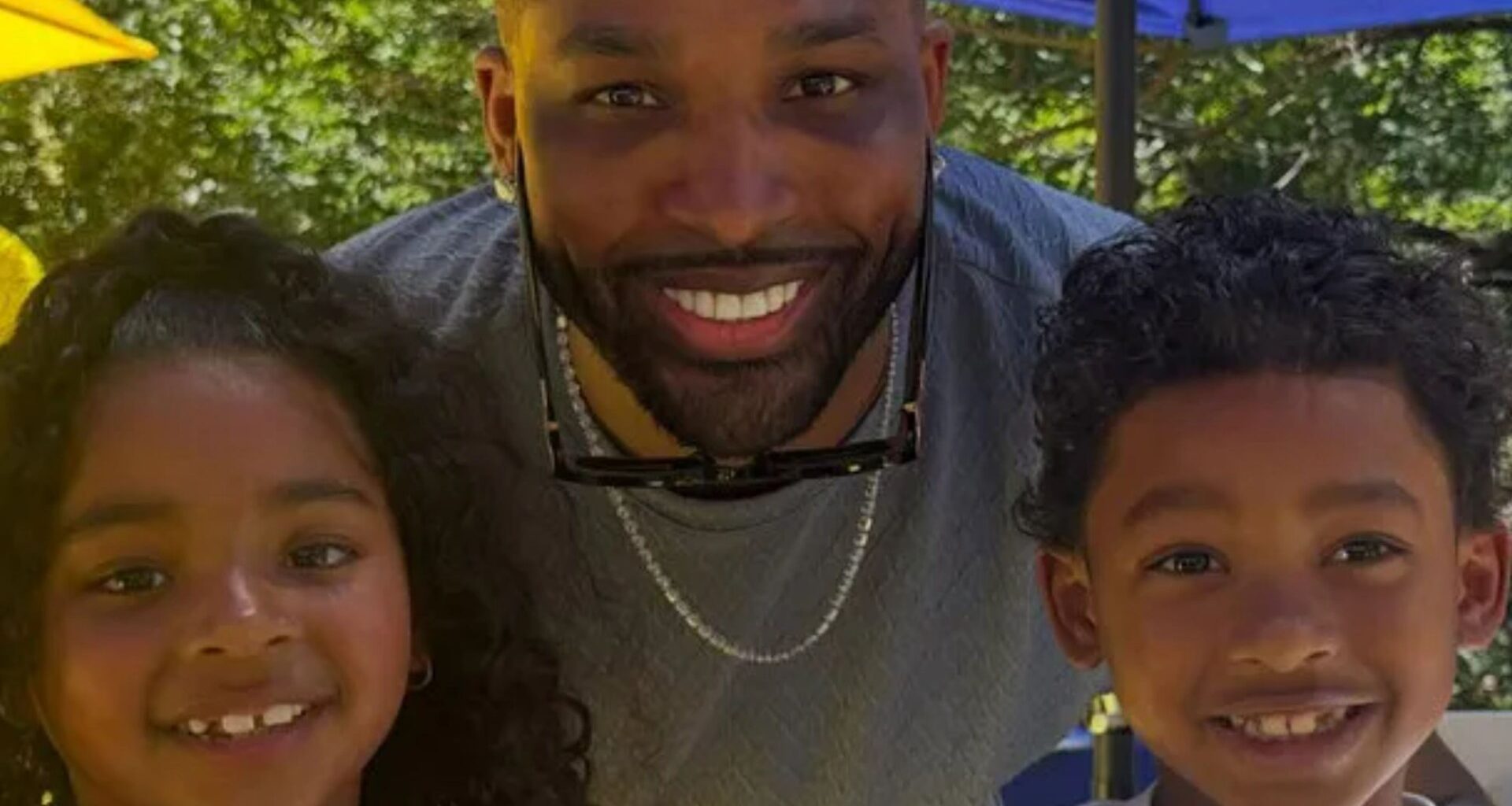 Tristan Thompson posts rare photos of kids with Khloe Kardashian and Jordan Craig- but fans slam him for snubbing child