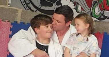 Young dad who dismissed symptoms as being caused by 'age' given two years to live