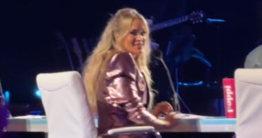 Carrie Underwood acts ‘nervous’ as she’s spotted for the first time since inauguration at American Idol taping in LA