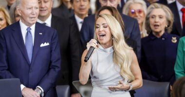 Carrie Underwood speaks out for first time since inauguration performance as she promotes new Hulu show