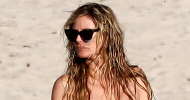 Heidi Klum goes topless in just thong bikini bottoms and packs on the PDA with husband Tom Kaulitz on St. Barts getaway