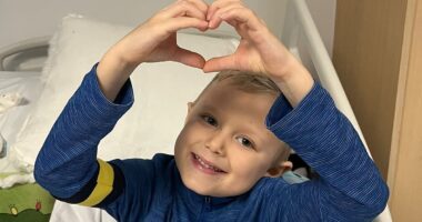 Mother of six year-old with blood cancer reveals subtle sign his illness wasn't just the 'winter bug' doctors said it was