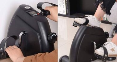 Stay fit while you sit: Amazon's £30 mini exercise bike boosts circulation while you work