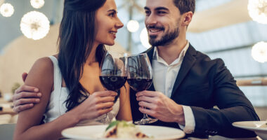 Date night, restaurant, romantic