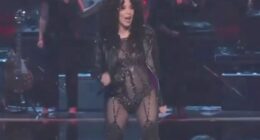 Cher, 78, looks decades younger as she wears iconic see-through bodysuit for SNL 50