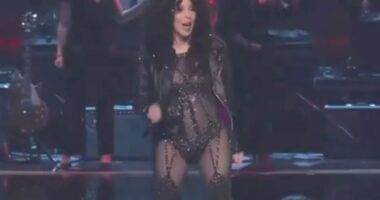 Cher, 78, looks decades younger as she wears iconic see-through bodysuit for SNL 50