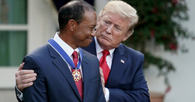 Donald Trump's Big White House Moment With Tiger Woods Is Sure To Put A Knife In You Know Who