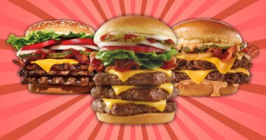 unhealthiest fast food burgers of all time