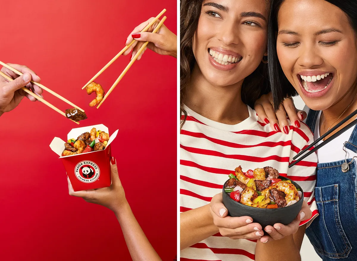 Panda Express Firecracker Steak and Shrimp