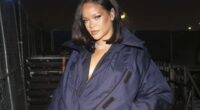 Rihanna flashes her bum in sexy lace skirt as she arrives at Rolling Loud to watch ASAP Rocky